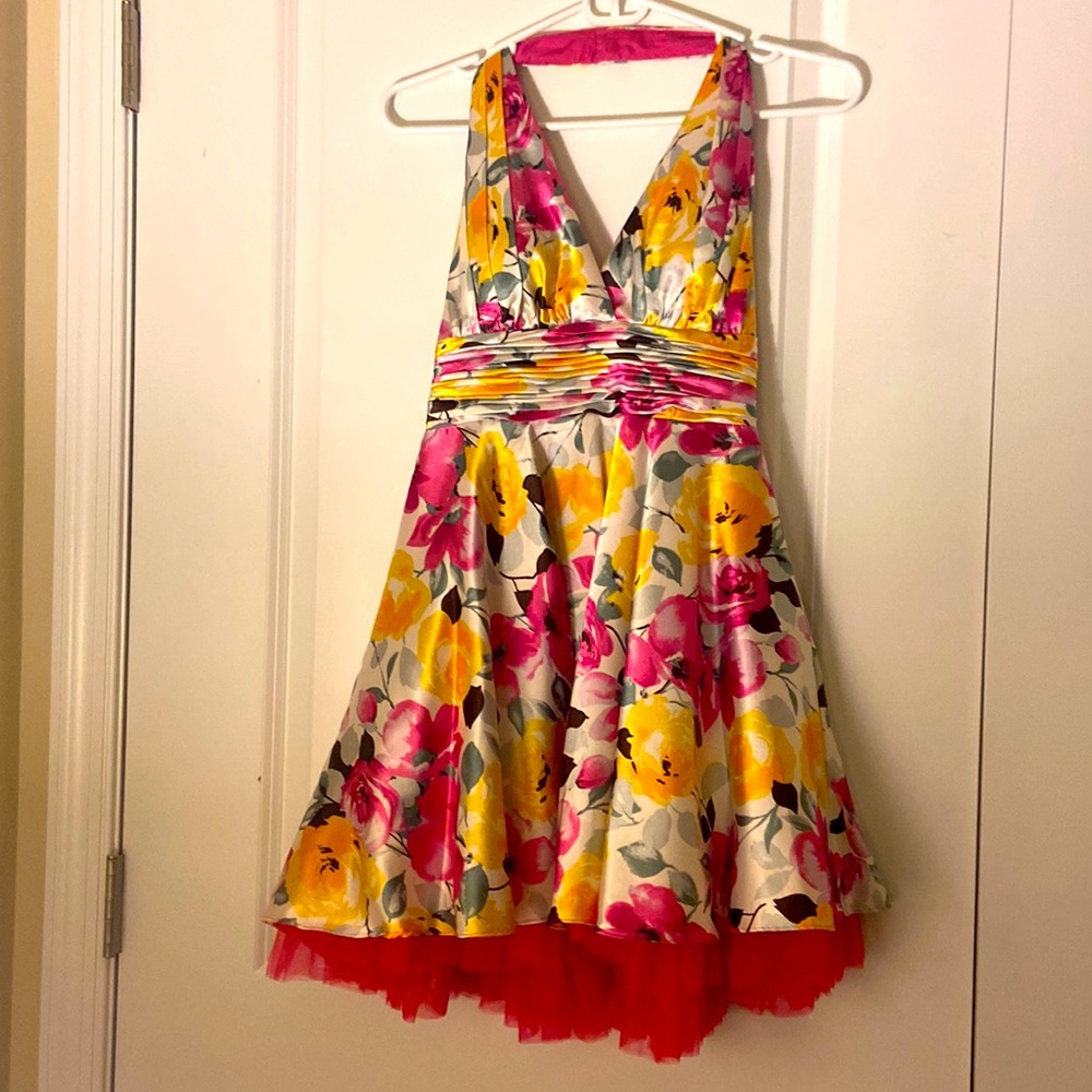 Floral party dress by Dave&Johnny. Worn once.